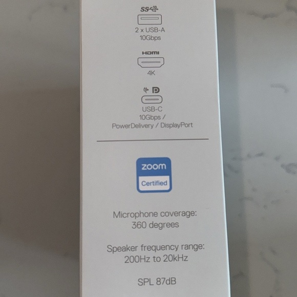 Dell Gray Speakerphone with Multiport Adapter - Picture 2 of 4